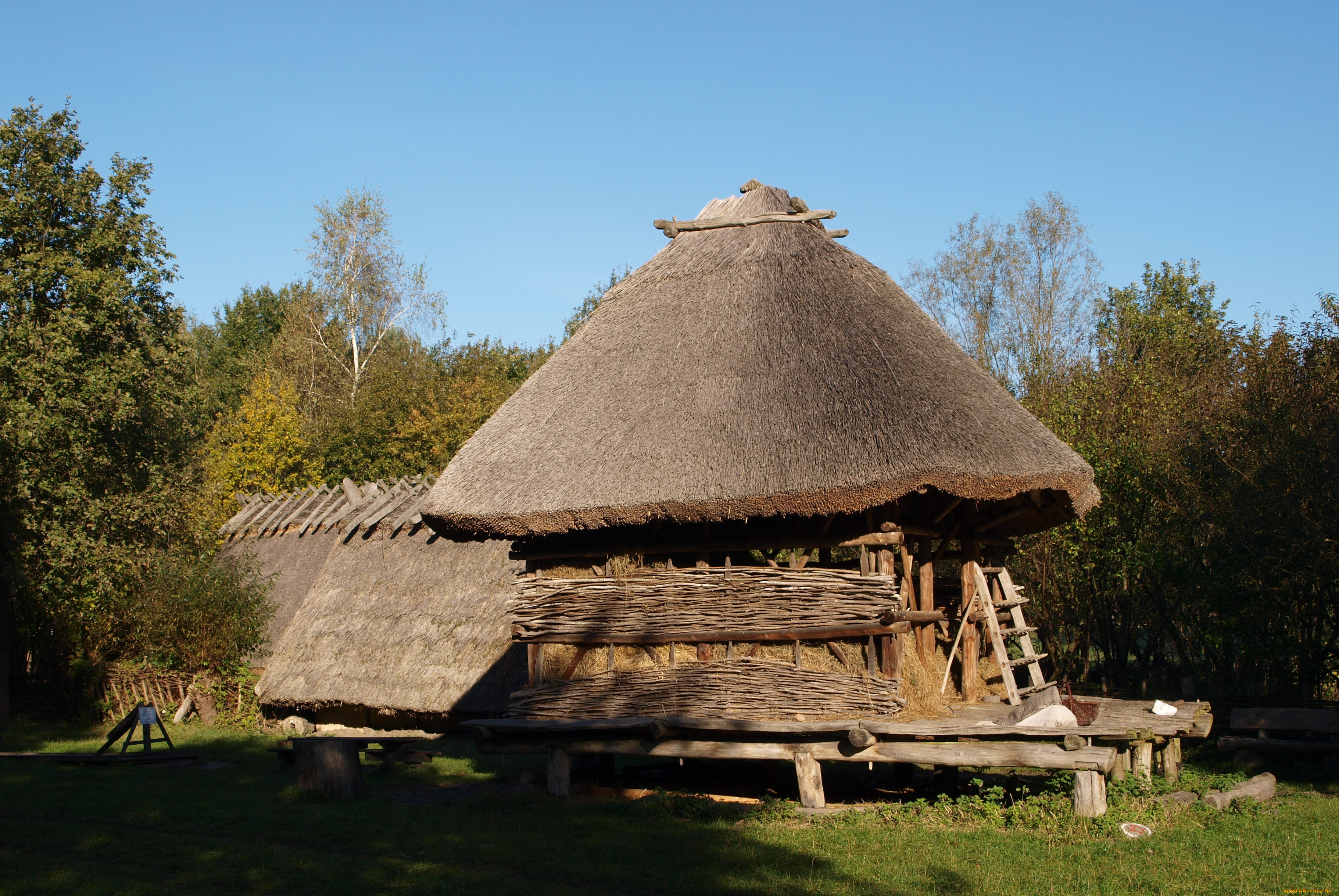 жилище древних славян картинки